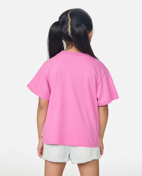 T-shirt malibu relaxed fille Pink 2 - vertbaudet enfant 