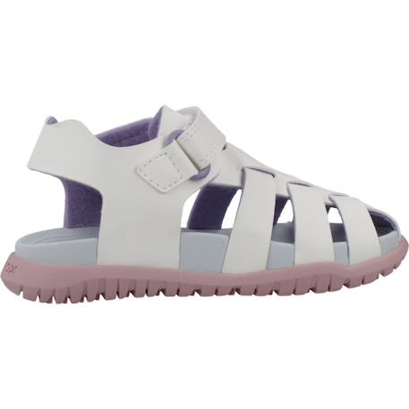 Sandales fille légères à semelle stable pour l'été Blanc+Rose+Rose 2+Rose 3+Rose c8842 1 - vertbaudet enfant 