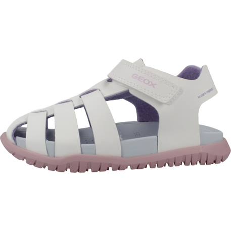 Sandales fille légères à semelle stable pour l'été Blanc+Rose+Rose 2+Rose 3+Rose c8842 2 - vertbaudet enfant 