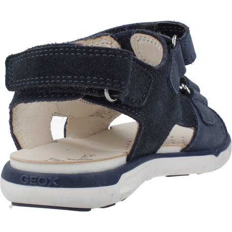 Sandales garçon en cuir robustes et durables Bleu 3 - vertbaudet enfant 