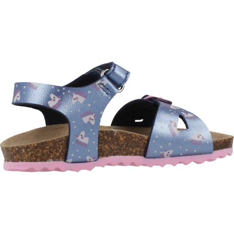 Sandales fille légères et confortables pour l'été Bleu 1 - vertbaudet enfant 