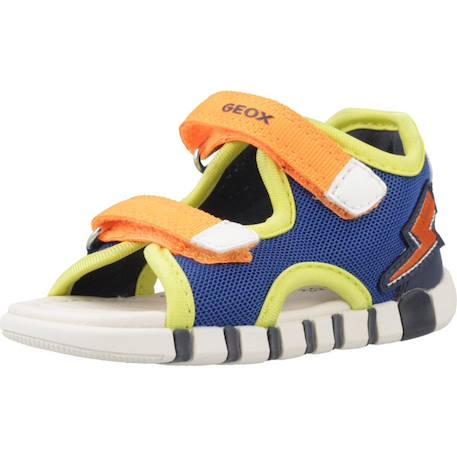 Sandales bébé garçon ajustables pour l'été Bleu+Bleu 2+Multicolore 16 - vertbaudet enfant 