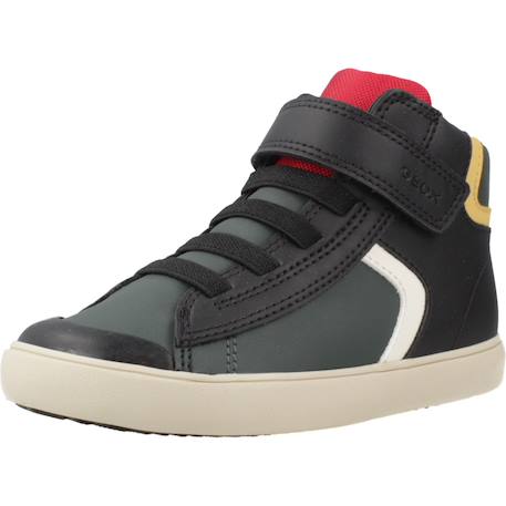 Baskets montantes garçon b gisli Bleu+Noir+Vert 16 - vertbaudet enfant 