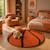 Tapis enfant tissé shaggy basket Orange 1 - vertbaudet enfant 