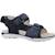 Sandales garçon en cuir robustes et durables Bleu 5 - vertbaudet enfant 