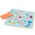Jeu de voyage jeu de l'oie-echelles et serpents Orange, bleu, jaune 2 - vertbaudet enfant 