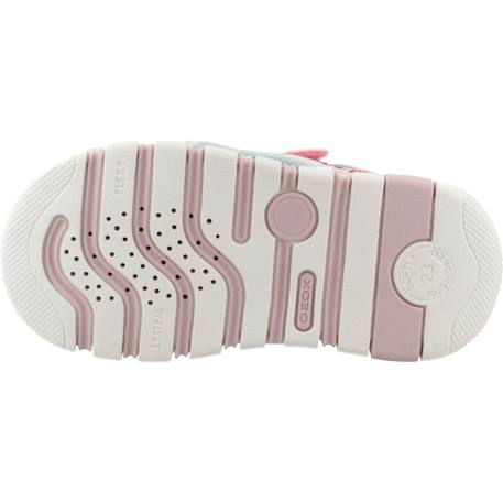 Sandales fille en textile aérées pour l'été Rose 2 6 - vertbaudet enfant 