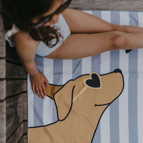 Serviette de plage minus chiot (70x140 cm) Bleu 3 - vertbaudet enfant 