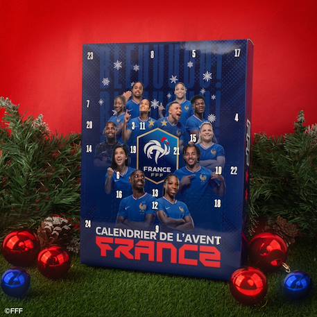 Calendrier de l'avent équipe de france de football 2025 Bleu 2 - vertbaudet enfant 