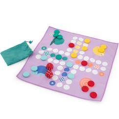 Jouet-Jeux de plein air-Jeux de plage-Jeu de voyage petits chevaux-morpions