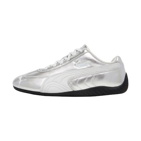 Baskets basses  à lacets - fille Gris  noir 2 - vertbaudet enfant 