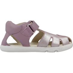 Chaussures-Chaussures bébé 17-26-Sandales fille cuir à brides maintien ajusté