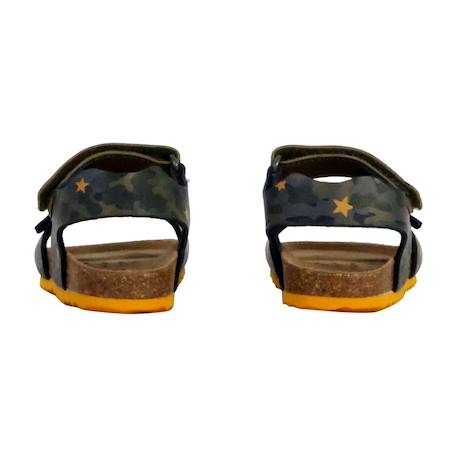 Sandales en cuir à scratch Sage ochre jaune 4 - vertbaudet enfant 