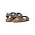 Sandales en cuir  à scratch Gris foncé+Kaki+Marine+Marine rouge+Navy orange sombre 3 - vertbaudet enfant 