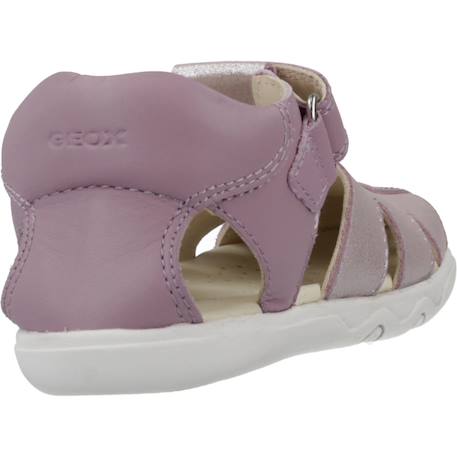 Sandales fille cuir à brides maintien ajusté D´or+Violet 9 - vertbaudet enfant 