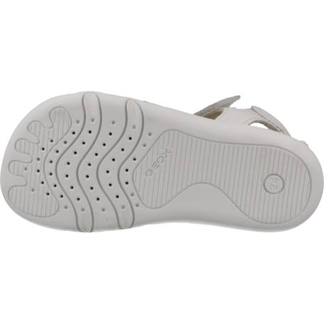 Sandales garçon cuir maintien solide pour l'été Blanc 6 - vertbaudet enfant 