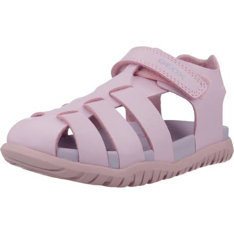 Sandales fille légères à semelle stable pour l'été Blanc+Rose+Rose 2+Rose 3+Rose c8842 16 - vertbaudet enfant 