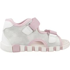 Chaussures-Chaussures bébé 17-26-Sandales fille en textile aérées pour l'été