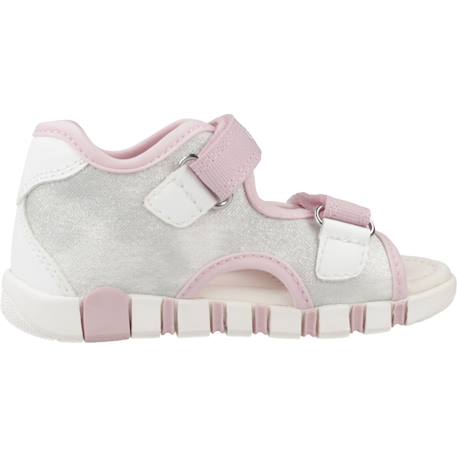 Sandales fille en textile aérées pour l'été Rose 1 - vertbaudet enfant 