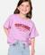 T-shirt surf puff enfant Bone+Bright lilac+Super pink 5 - vertbaudet enfant 