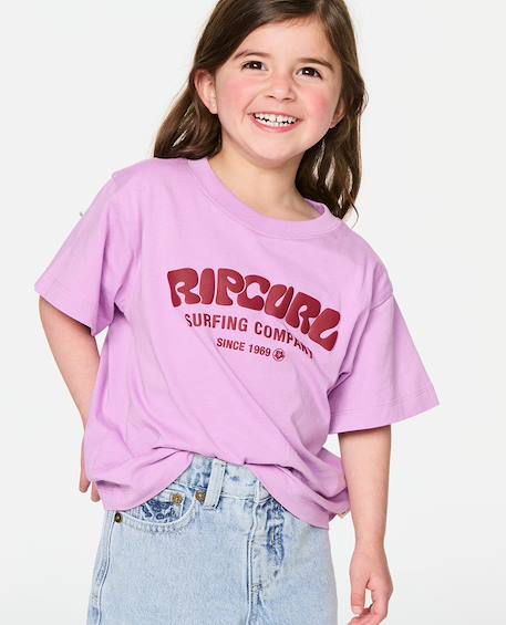 Fille-T-shirt surf puff enfant
