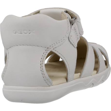 Sandales garçon cuir maintien solide pour l'été Blanc 3 - vertbaudet enfant 