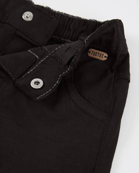 Pantalon pour garçon en tissu avec matière résistante Noir 3 - vertbaudet enfant 