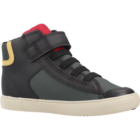 Baskets montantes garçon b gisli Bleu+Noir+Vert 17 - vertbaudet enfant 