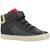 Baskets montantes garçon b gisli Bleu+Noir+Vert 17 - vertbaudet enfant 