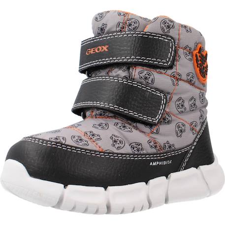 Bottes garçon imperméables amphibiox pour l'hiver Bleu+Noir 10 - vertbaudet enfant 