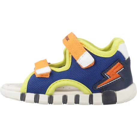 Sandales bébé garçon ajustables pour l'été Bleu+Bleu 2+Multicolore 14 - vertbaudet enfant 