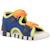 Sandales bébé garçon ajustables pour l'été Bleu+Bleu 2+Multicolore 17 - vertbaudet enfant 