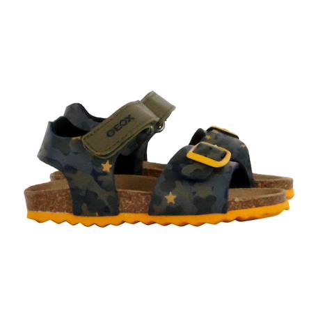 Sandales en cuir à scratch Sage ochre jaune 3 - vertbaudet enfant 