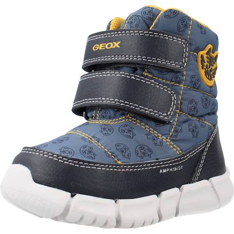 Bottes garçon imperméables amphibiox pour l'hiver Bleu+Noir 4 - vertbaudet enfant 