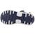 Sandales garçon en cuir robustes et durables Bleu+Marron 6 - vertbaudet enfant 
