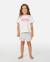 T-shirt surf puff enfant Bone+Bright lilac+Super pink 3 - vertbaudet enfant 