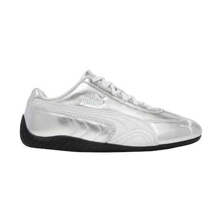 Baskets basses  à lacets - fille Gris  noir 1 - vertbaudet enfant 