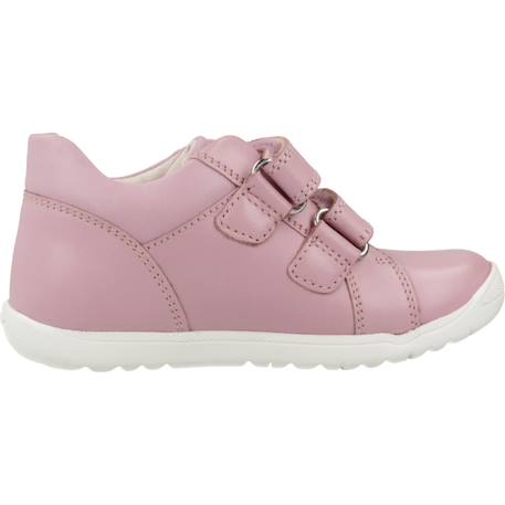 Baskets fille en cuir légères et durables Bleu+Rose 7 - vertbaudet enfant 