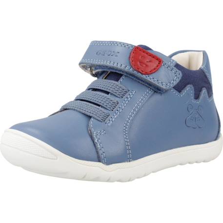 Derbies garçon en cuir robustes et élégants Bleu 4 - vertbaudet enfant 