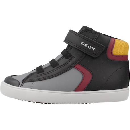 Baskets montantes garçon b gisli Bleu+Noir+Vert 8 - vertbaudet enfant 
