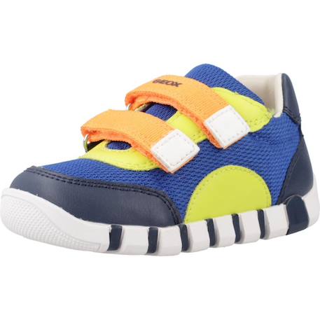 Baskets bébé garçon souples et bien maintenues Bleu+Bleu 2+Bleu 3 4 - vertbaudet enfant 