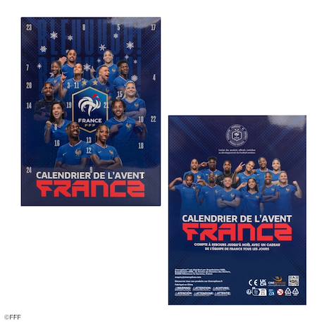 Calendrier de l'avent équipe de france de football 2025 Bleu 3 - vertbaudet enfant 