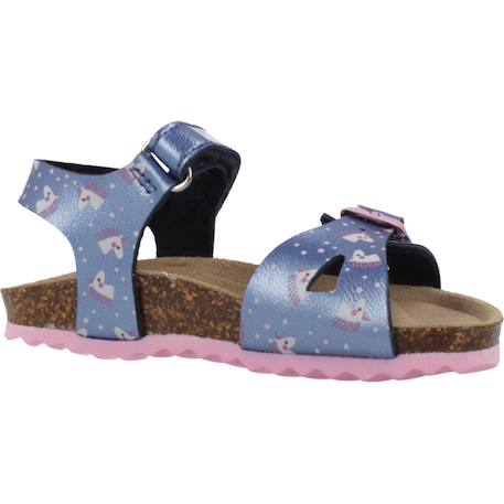 Sandales fille légères et confortables pour l'été Bleu 5 - vertbaudet enfant 