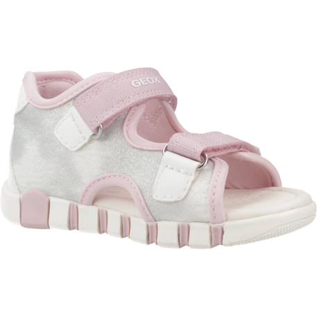 Sandales fille en textile aérées pour l'été Rose 5 - vertbaudet enfant 