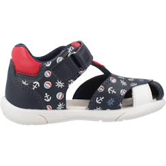 Chaussures-Chaussures bébé 17-26-Sandales garçon en cuir robustes et durables