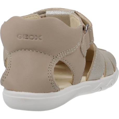 Sandales fille cuir à brides maintien ajusté D´or+Violet 3 - vertbaudet enfant 