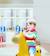 Girafe sauteuse gonflable jaune Jaune 5 - vertbaudet enfant 