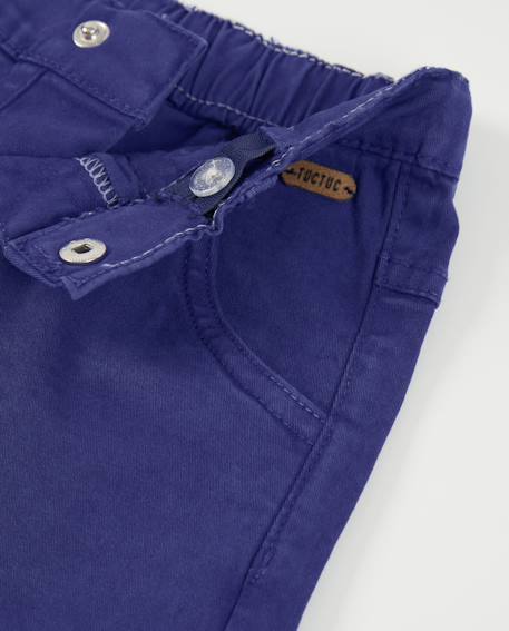 Pantalon garçon avec fermeture boutonnée Violet 3 - vertbaudet enfant 