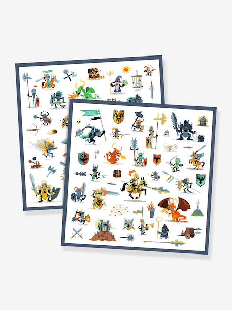 160 stickers chevalier bleu 2 - vertbaudet enfant 