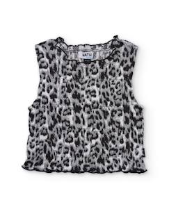 Top fille en tissu tissé avec motif animalier  - vertbaudet enfant